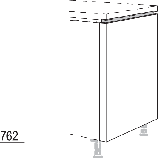 XL-Abschluss-Frontwange NUWF50-60-X