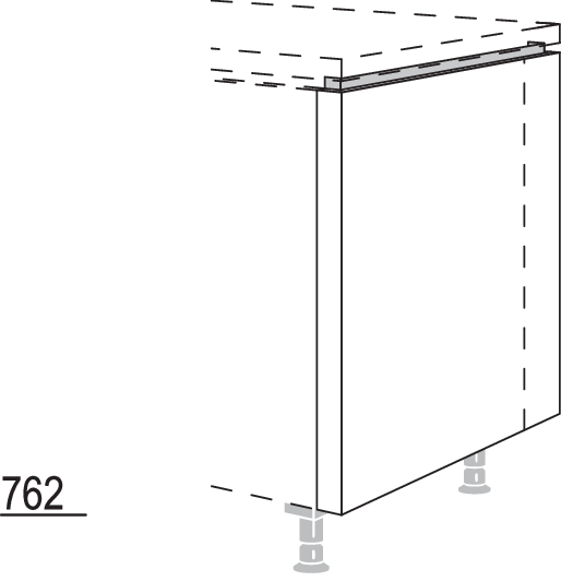 XL-Frontwange für Raumplanungen NUWFR50-106-X