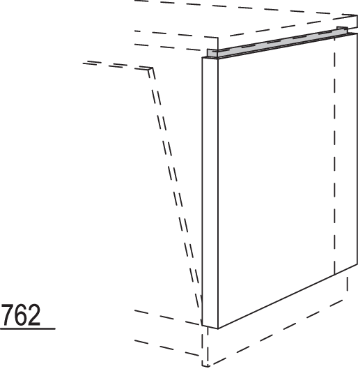 XL-Frontwange für Raumplanungen mit vollintegriertem NUWFRG50-106-X