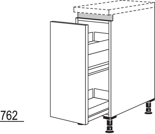 XL-Auszugschrank NUAM20-X