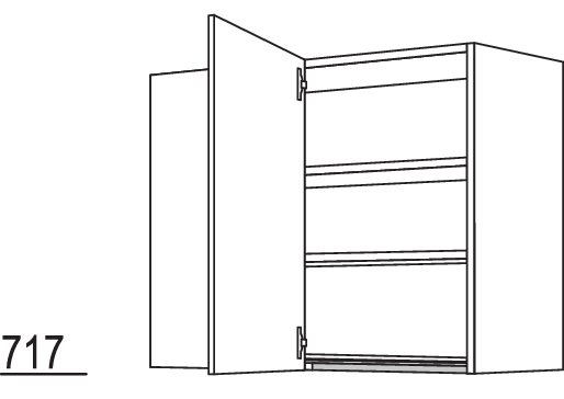 Wand-Eckschrank NWE60-20-1