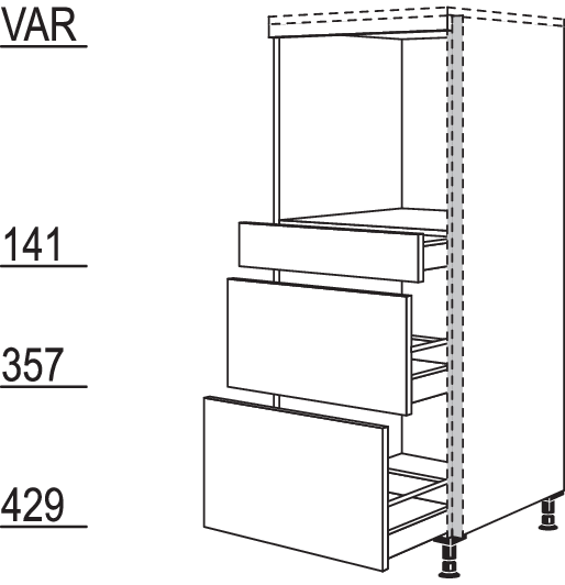 XL-Geräte-Umbau Backofen NGSOS2A-X