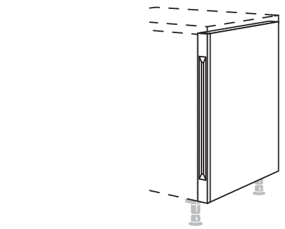 XL-Unterschrank-Pilaster UPI-X