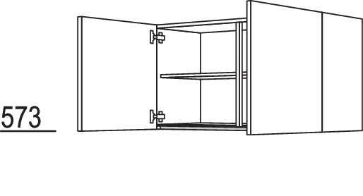 Wandschrank NW2T60-58