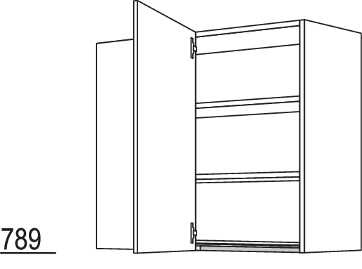 Wand-Eckschrank NWE60-20-2