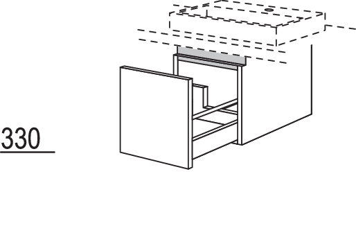 Waschtischschrank NBWBA120-36
