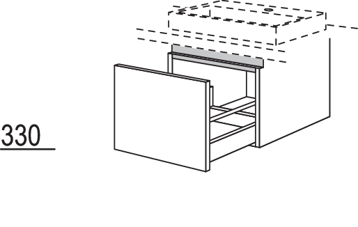 Waschtischschrank NBWA40-36