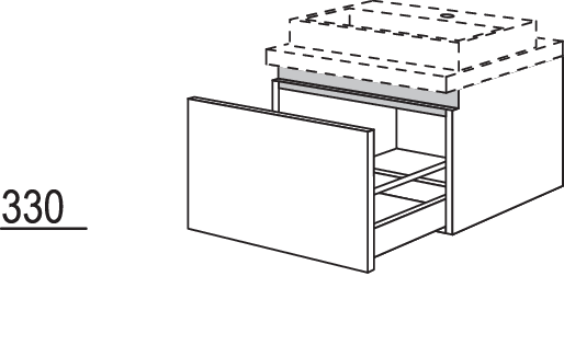 Waschtischschrank NBWA50-36