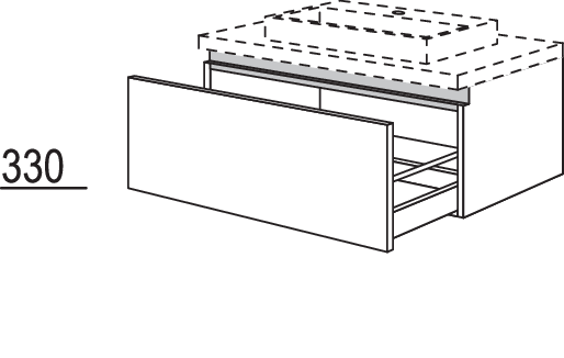 Waschtischschrank NBWA80-36