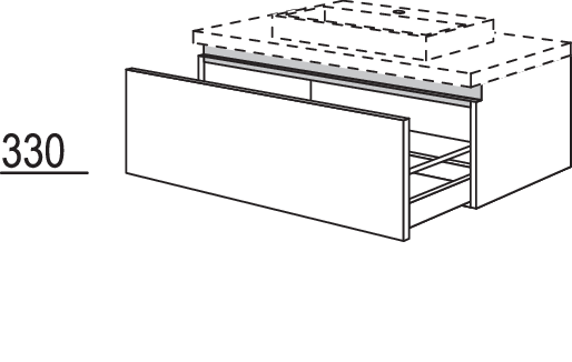 Waschtischschrank NBWA90-36