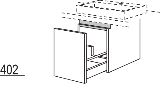 Waschtischschrank NBWBA30-43