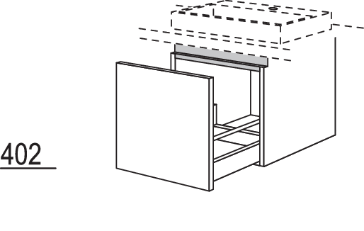Waschtischschrank NBWA40-43