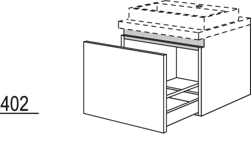 Waschtischschrank NBWA50-43
