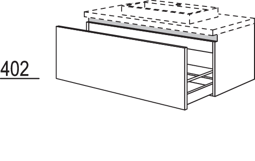 Waschtischschrank NBWBA100-43