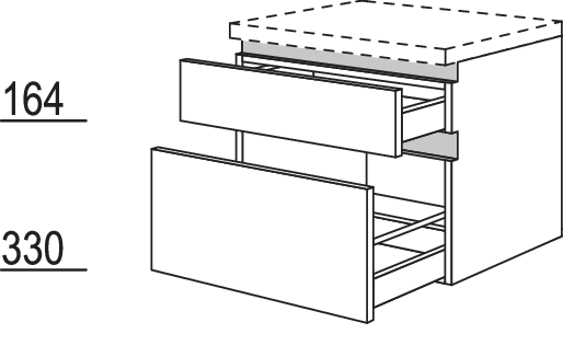 Auszugschrank NBUSA100-55