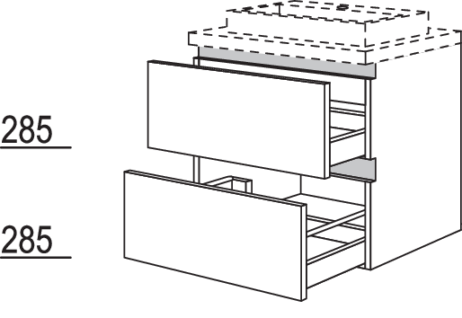 Waschtischschrank NBWSA30-63