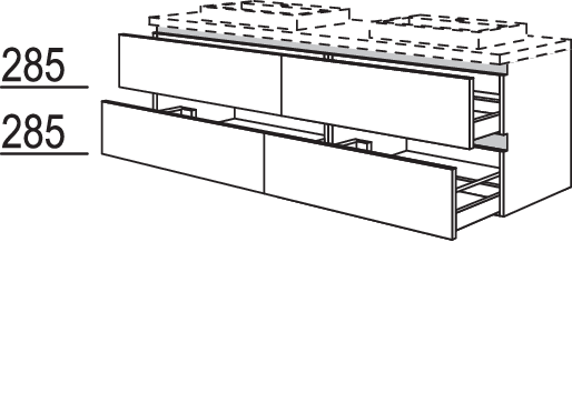 Waschtischschrank NBWSA80-63