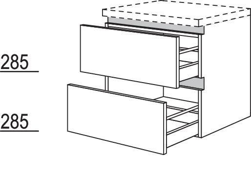 Auszugschrank NBU2A60-63
