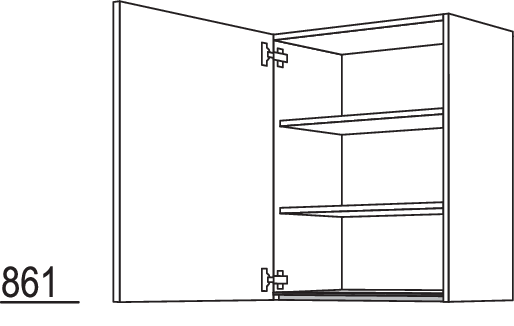 Wandschrank NW100-3