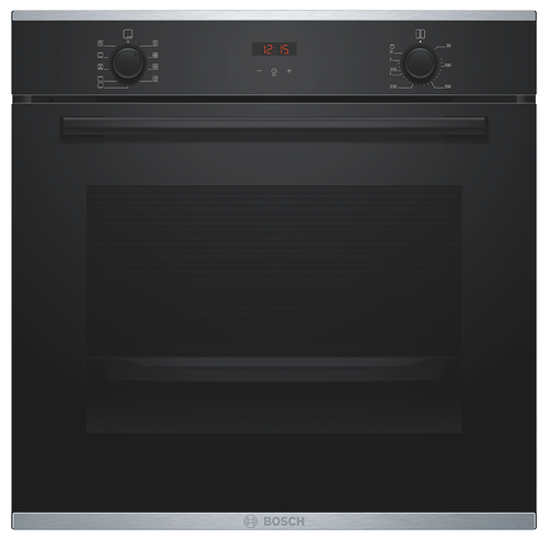 BOSCH Einbaubackofen HBA234BB3 mit Katalyse Schwarz/Edelstahl HBA234BB3