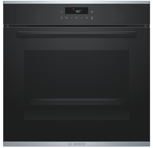 BOSCH Einbaubackofen HBA271BB3 mit Pyrolyse Schwarz/Edelstahl HBA271BB3