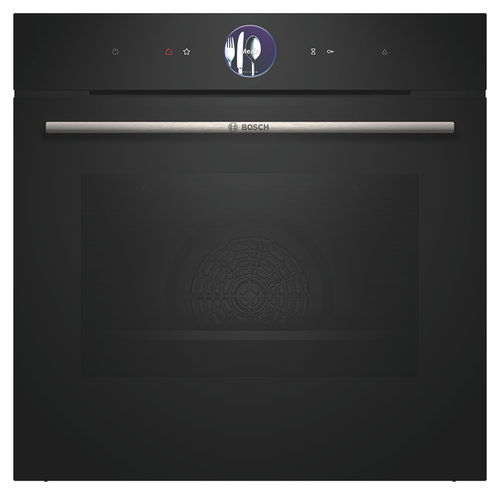 BOSCH Einbau-Dampfbackofen HSG7361B1 Schwarz HSG7361B1