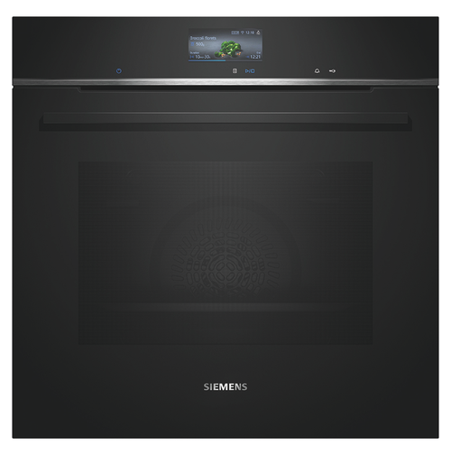 SIEMENS Exklusiv- Einbaubackofen HB776G3B2S mit Pyrolyse Schwarz HB776G3B2S