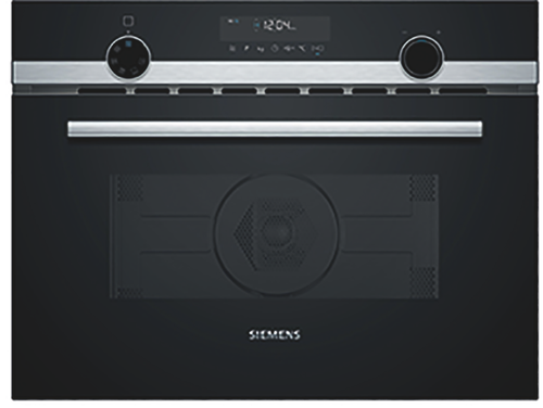 SIEMENS Mikrowellen- Kompaktbackofen CM585AGS1 Schwarz / Edelstahl CM585AGS1