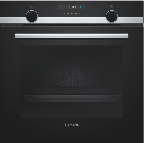 SIEMENS Einbaubackofen HB517GBS3 mit Hydrolyse Schwarz / Edelstahl HB517GBS3