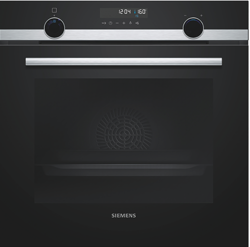SIEMENS Einbaubackofen HB578GBS3 mit Pyrolyse Schwarz / Edelstahl HB578GBS3