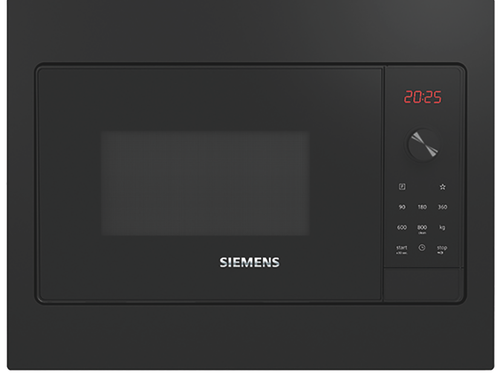 SIEMENS Mikrowelle BF523LMB3, mit Linksanschlag Schwarz BF523LMB3