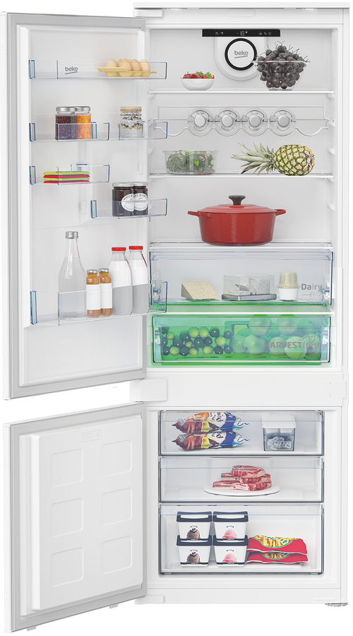 BEKO Integrierte Kühl- Gefrierkombination BCSE400E40SN1, 700 mm breit BCSE400E40SN1
