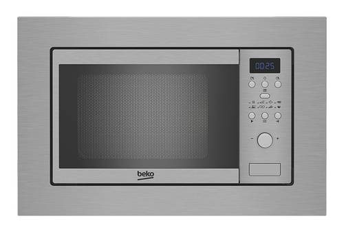 BEKO Mikrowelle BMOB17131X, mit Linksanschlag Edelstahl BMOB17131X