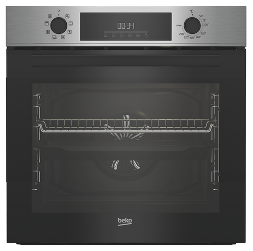 BEKO Einbaubackofen BBIM113N1X mit Hydrolyse Edelstahl BBIM113N1X