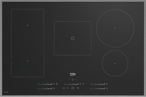 BEKO Glaskeramik- Induktionskochfeld HII85770UFTX, autark HII85770UFTX
