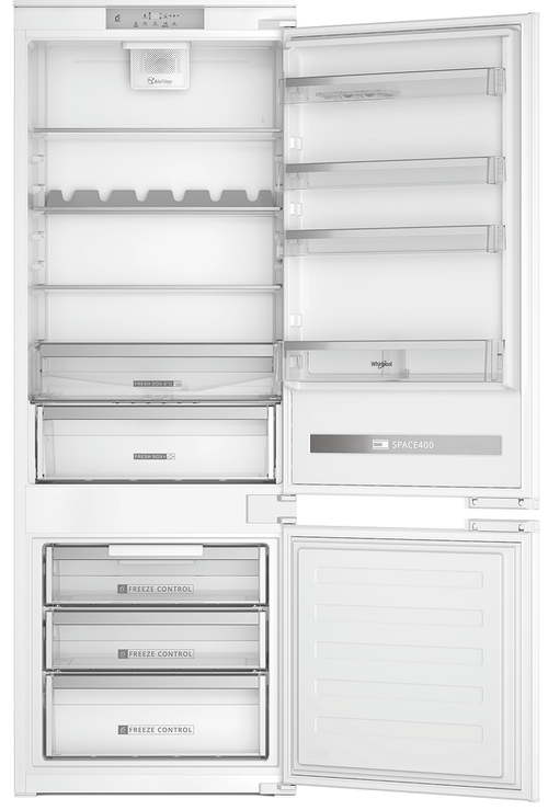 WHIRLPOOL Integrierte Kühl- Gefrierkombination WNBB20SP22R, 700 mm breit WNBB20SP22R