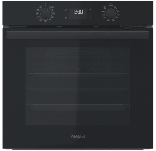 WHIRLPOOL Einbaubackofen WNBA28HU1KF mit Hydrolyse Schwarz WNBA28HU1KF