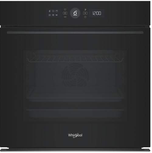 WHIRLPOOL Einbaubackofen WNOI5S8PM0BF mit Pyrolyse Schwarz WNOI5S8PM0BF