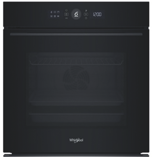 WHIRLPOOL Einbaubackofen WNOI5S8PM1SBF mit Pyrolyse Schwarz WNOI5S8PM1SBF