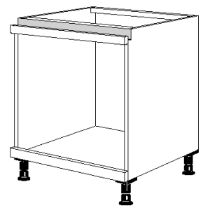 Kochstellenschrank Line-N 720 mm