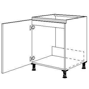 Spülenschrank line-N XL 792 mm