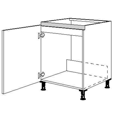Spülenschrank line-N XL 792 mm