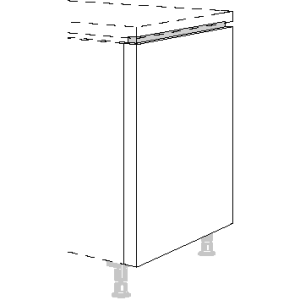 Passleisten-Wangen Line N XL 792 mm