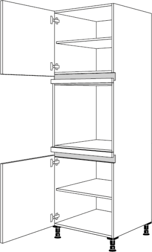 Backofenschrank 1584 mm XL