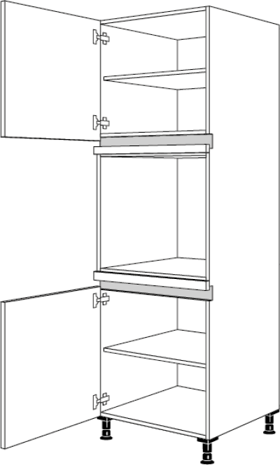 Backofenschrank 1584 mm XL