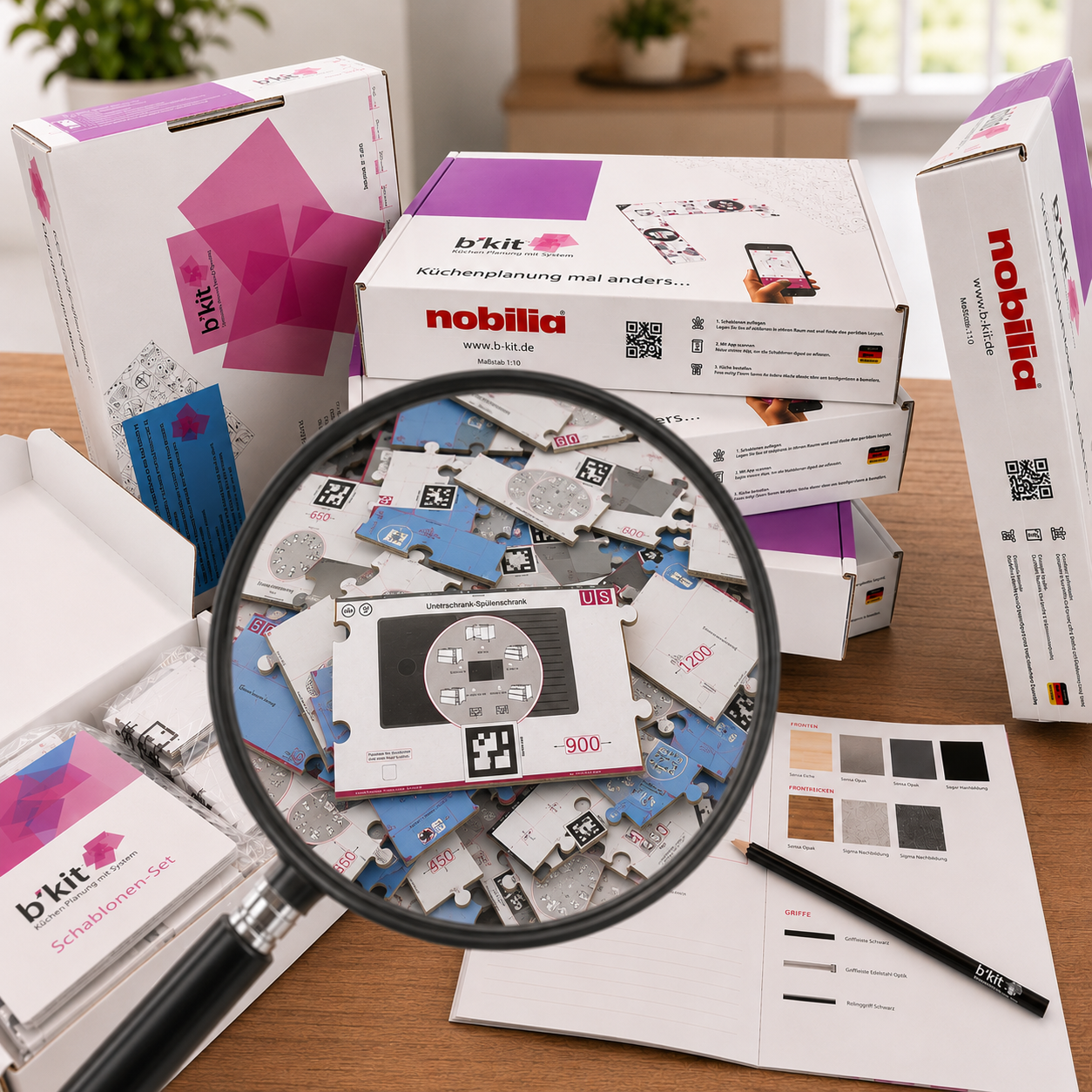 b-kit mini Puzzle Set im Massstab 1:10